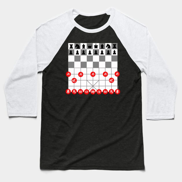 Chess game Baseball T-Shirt by NewSignCreation